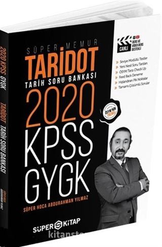 2020 KPSS Süper Memur Taridot Tarih Soru Bankası