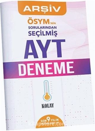 ÖSYM'nin Sorularından Seçilmiş AYT Kolay Deneme Sınavı