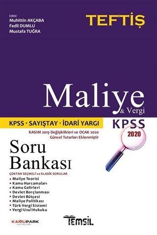 Maliye - Vergi Hukuku Soru Bankası