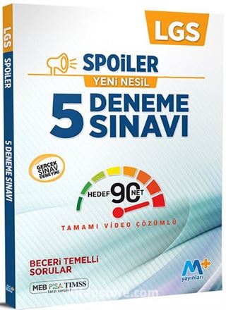 8. Sınıf Spoler Yeni Nesil 5 Deneme Sınavı Tamamı Video Çözümlü