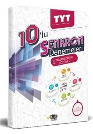 TYT 10'lu Senkron Denemeleri Tamamı Dijital Çözümlü