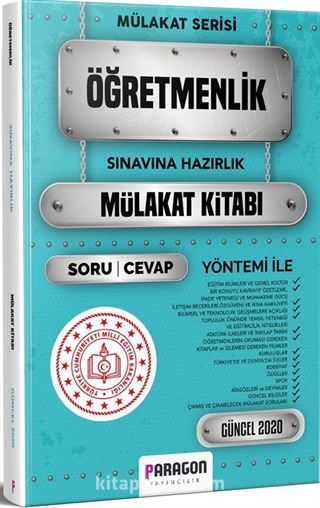 2020 Öğretmenlik Mülakat Kitabı