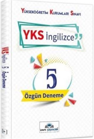 YKS Dil İngilizce 5 Özgün Deneme