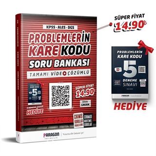 2020 Problemlerin KareKodu KPSS-ALES-DGS Tamamı Video Çözümlü Soru Bankası + 5 Deneme Hediye