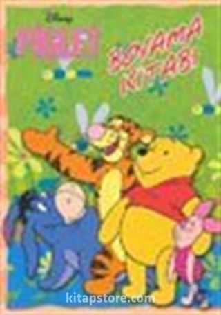 Piglet Boyama Kitabı Yeşil