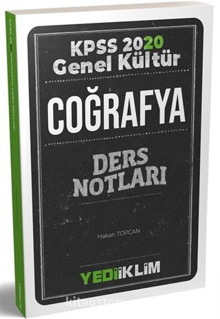 2020 KPSS Genel Kültür Coğrafya Ders Notları