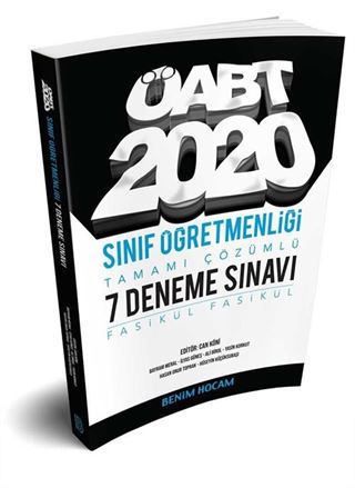 2020 ÖABT Sınıf Öğretmenliği Tamamı Çözümlü 7 Fasikül Deneme