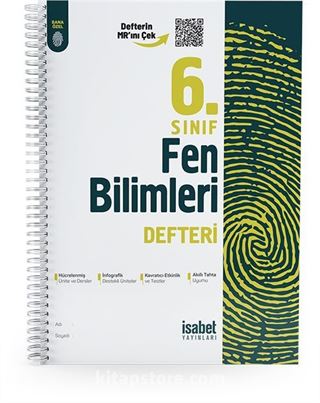 6. Sınıf Fen Bilimleri Ders Defteri