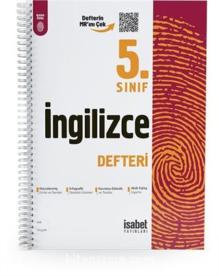 5. Sınıf İngilizce Ders Defteri