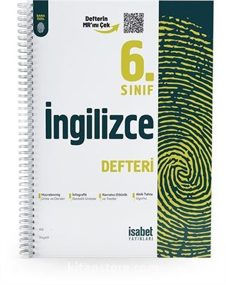 6. Sınıf İngilizce Ders Defteri