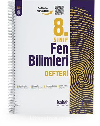 8. Sınıf Fen Bilimleri Ders Defteri