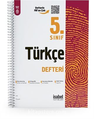 5. Sınıf Türkçe Ders Defteri