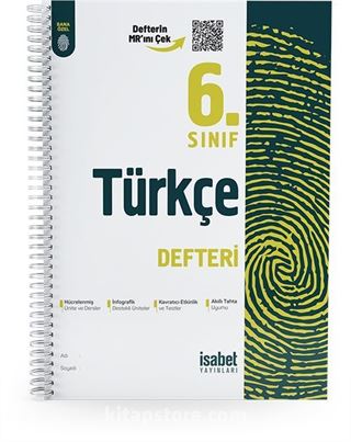 6. Sınıf Türkçe Ders Defteri