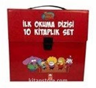 Kral Şakir İlk Okuma Kitapları Çantalı Set (10 Kitap Takım) (Kırmızı)