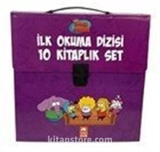 Kral Şakir İlk Okuma Kitapları Çantalı Set (10 Kitap Takım) (Mor)