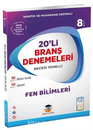 8. Sınıf LGS Fen Bilimleri 20'li Branş Deneme