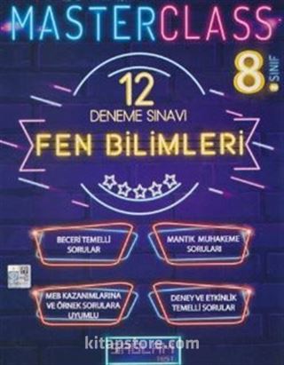 8. Sınıf Master Class Türkçe 12 Deneme