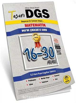 DGS Matematik 16-30 Arası Garanti Soru Kitapçığı