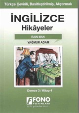 İngilizce -Türkçe Yağmur Adam (3-D) Hikaye Kitabı