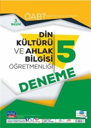 ÖABT Din Kültürü ve Ahlak Bilgisi Öğretmenliği - Öğretmenlik Alan Bilgisi - 5 Deneme