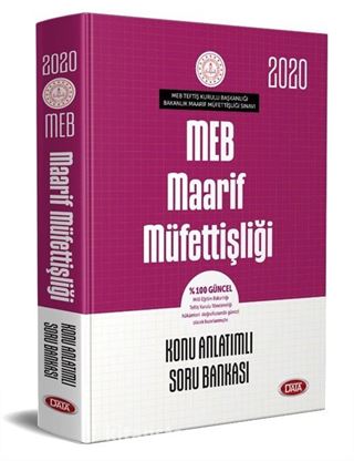 2020 MEB Maarif Müfettişliği Konu Anlatımlı Soru Bankası