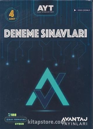 AYT 4 Adet Deneme Sınavları