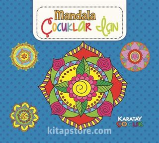 Mandala-  Çocuklar İçin (Mavi)