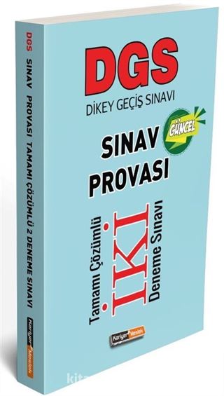 2021 DGS Sınav Provası Tamamı Çözümlü 2 Deneme Sınavı