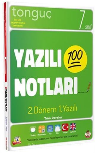 7. Sınıf Yazılı Notları Tüm Dersler 2. Dönem 1. Yazılı