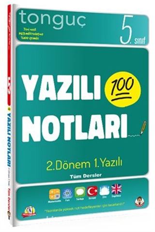 5. Sınıf Yazılı Notları Tüm Dersler 2. Dönem 1. Yazılı