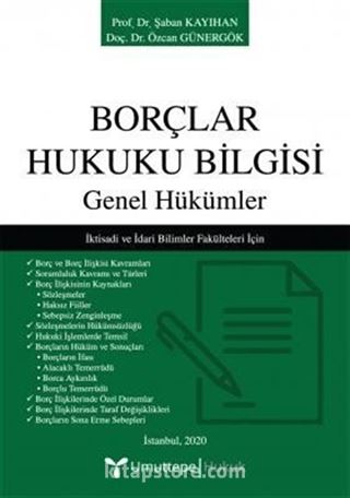 Borçlar Hukuku Bilgisi