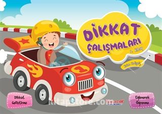 Dikkat Çalışmaları Çeşit 1 (Çiz-Sil Kalem Hediyeli)