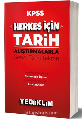 2020 KPSS Herkes İçin Tarih - Alıştırmalarla Genel Tarih Tekrarı