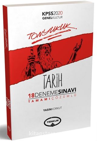 2020 KPSS Tonyukuk Tarih Tamamı Çözümlü 18 Deneme Sınavı