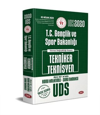 2020 T. C. Gençlik ve Spor Bakanlığı Tekniker-Teknisyen Uds Konu Anlatımlı Soru Bankası