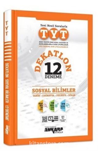 TYT Dekatlon Sosyal Bilimler 12 Deneme Sınavı