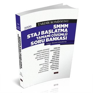 Takdir Komisyonu SMMM Staj Başlatma Tamamı Çözümlü Soru Bankası 2020