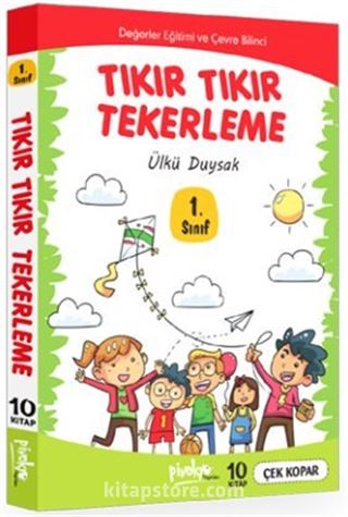 1. Sınıf Tıkır Tıkır Tekerleme (10 Kitaplık Set)