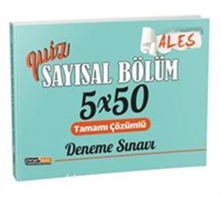 2021 Quiz Ales Sayısal Bölüm Tamamı Çözümlü 5x50 Deneme Sınavı