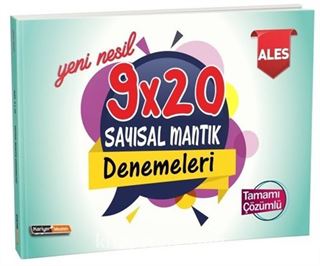 2021 ALES Yeni Nesil Tamamı Çözümlü 9x20 Sayısal Mantık Denemeleri