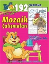 192 Çıkartma Mozaik Çalışmaları - Neşeli Hayvanlar