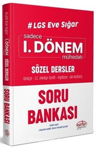 LGS Eve Sığar 1. Dönem Sözel Dersler Soru Bankası