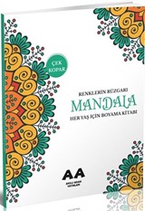 Mandala Renklerin Rüzgarı Her Yaş İçin Boyama Kitabı