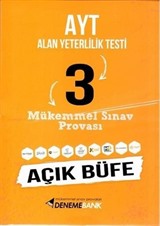 AYT Açık Büfe 3 Mükemmel Sınav Provası