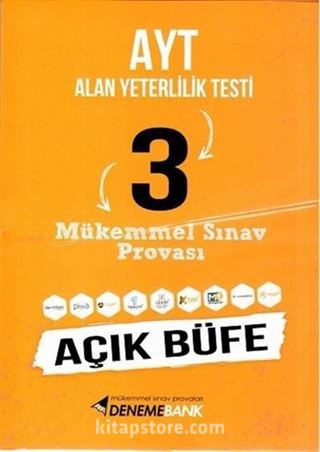 AYT Açık Büfe 3 Mükemmel Sınav Provası