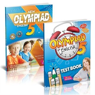 5. Sınıf Yeni Olimpiyat İngilizce + Test Kitabı 2 Kitap set