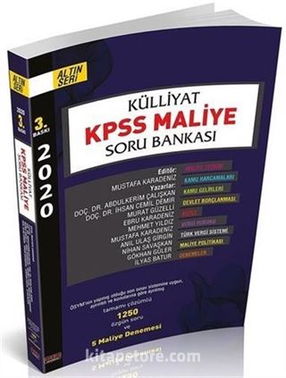 2020 Külliyat KPSS Maliye Soru Bankası