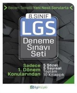 8. Sınıf LGS Deneme Sınavı Seti Sadece 1. Dönem Konularından