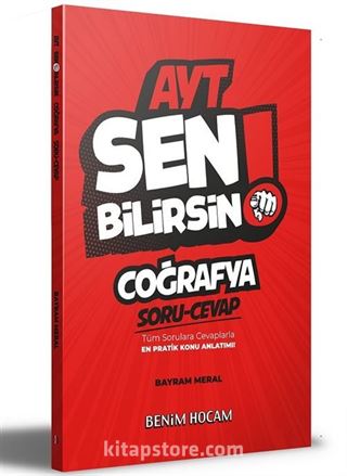 2021 AYT Coğrafya Sen Bilirsin Soru-Cevap Kitabı