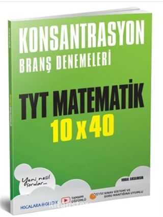 TYT Matematik - Konsantrasyon Branş Denemeleri